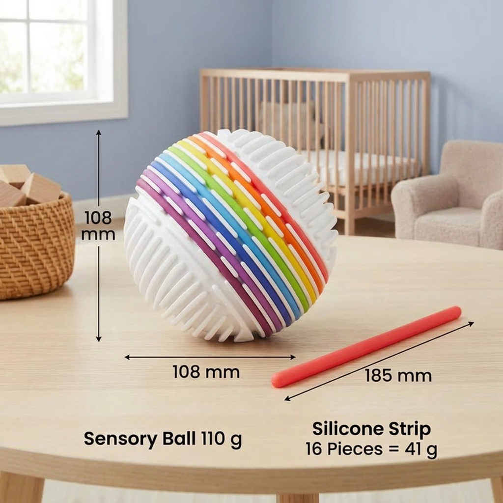 Montessori Sensory Ball – Colour Learning & Fine Motor Skills Toy