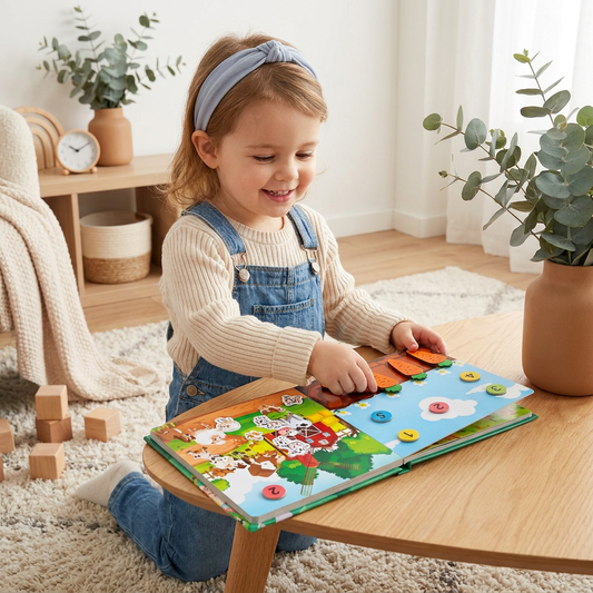 Montessori Reusable Sticker Book for Kids – Learning & Activity Busy Book