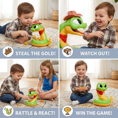 Interactive Rattlesnake Toy – Exciting Reaction Game for Children