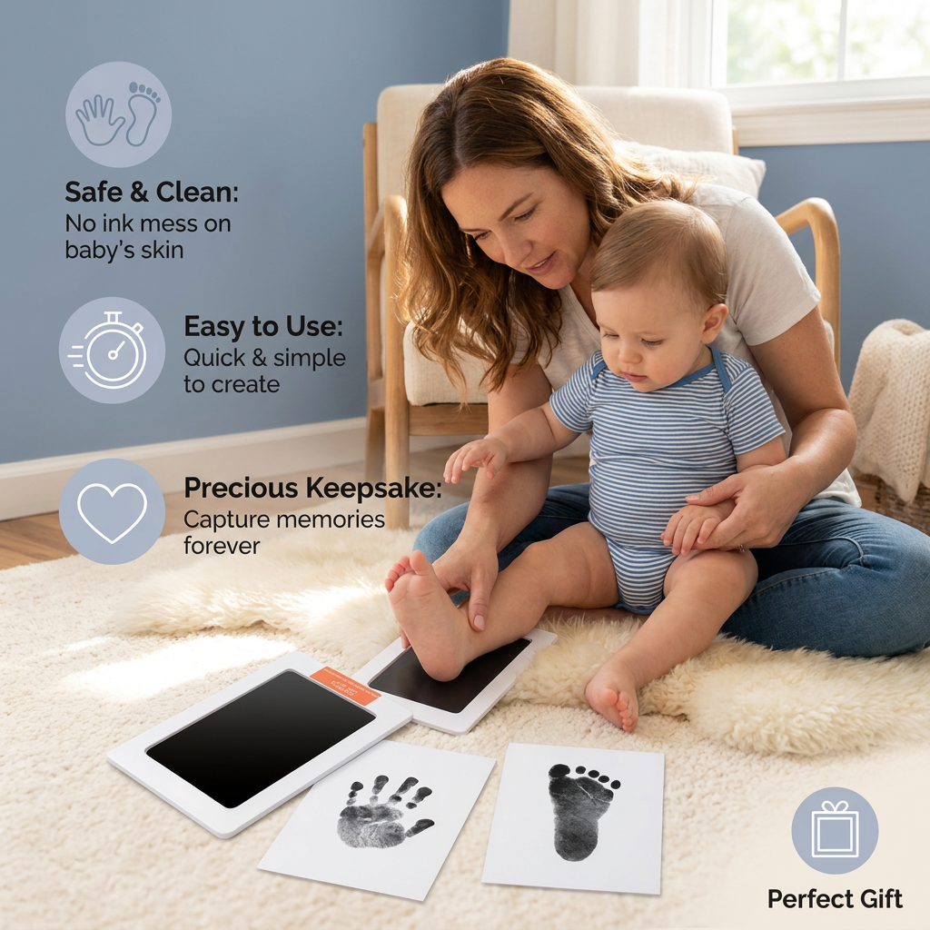 Baby Hand & Footprint Kit – Keepsake Set for Toddlers