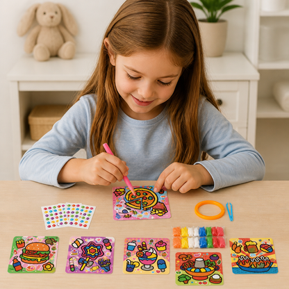 DIY Clay Sticker Art & Craft Kit for Kids