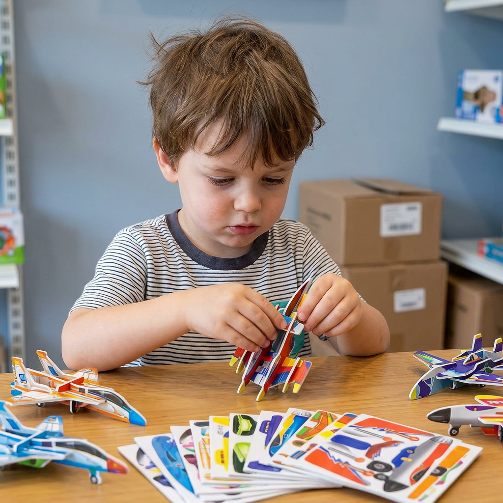 3D Cartoon Puzzle Set for Children