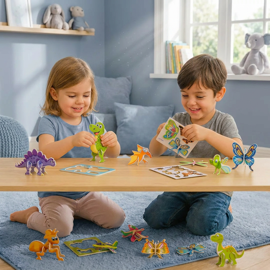 3D Cartoon Puzzle Set for Children