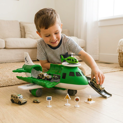 Aircraft and Vehicle Play Set