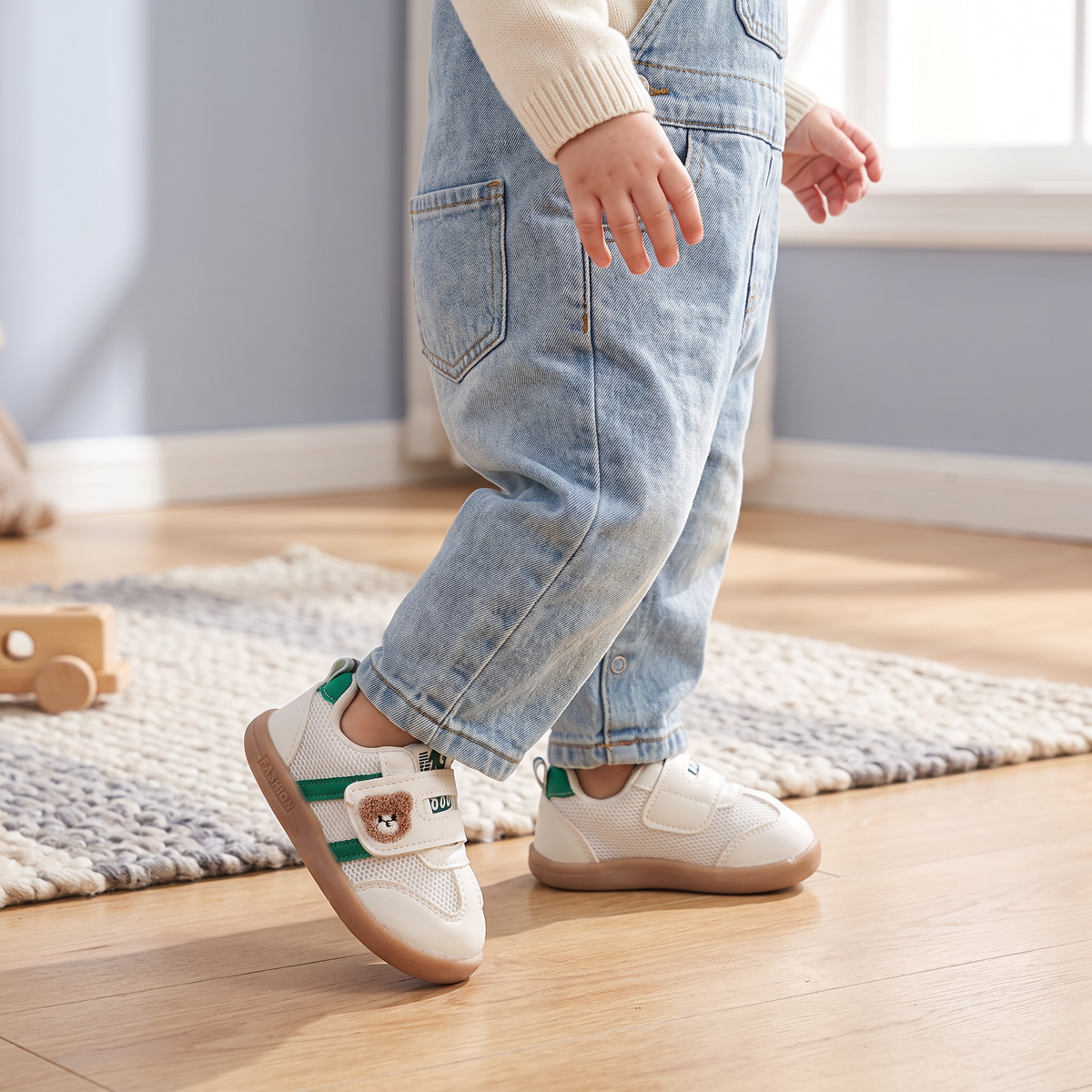 Breathable Baby & Toddler First Walking Shoes – Soft Sole & Non-Slip