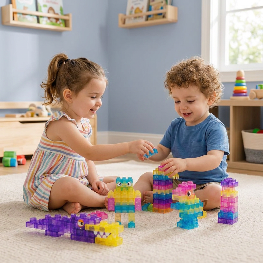 Sensory Soft Building Blocks for Kids – Soft, Squeezable Learning Blocks for Play & Fun