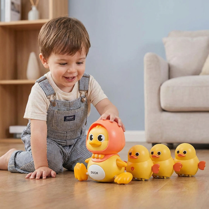 Musical Duck Family Crawling & Learning Toy for Babies