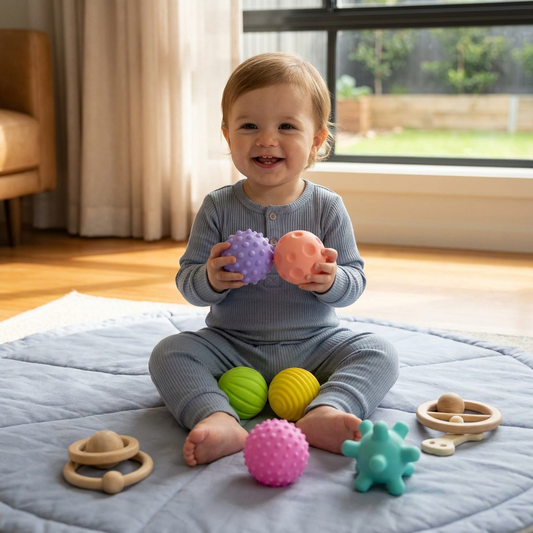 Baby Sensory Balls Set – Textured Touch & Feel Toy for Tactile Development