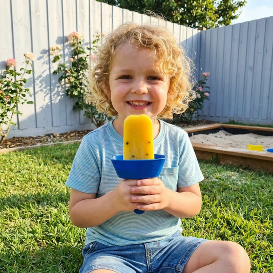 2-Pack Drip-Proof Popsicle Holder for Kids – No-Mess Ice Cream Catcher with Straw
