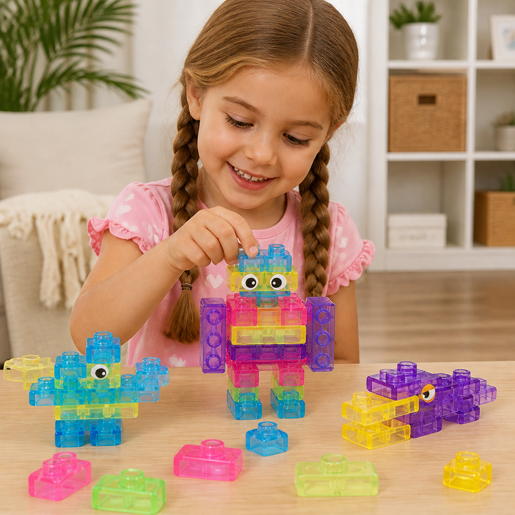 Magical Gummy Blocks, Soft Building Blocks for Children