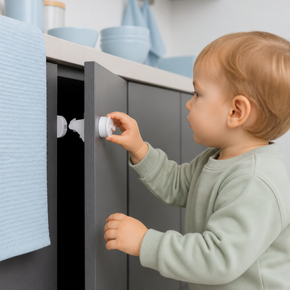 Magnetic Child Proofing Cabinet and Door Lock Set