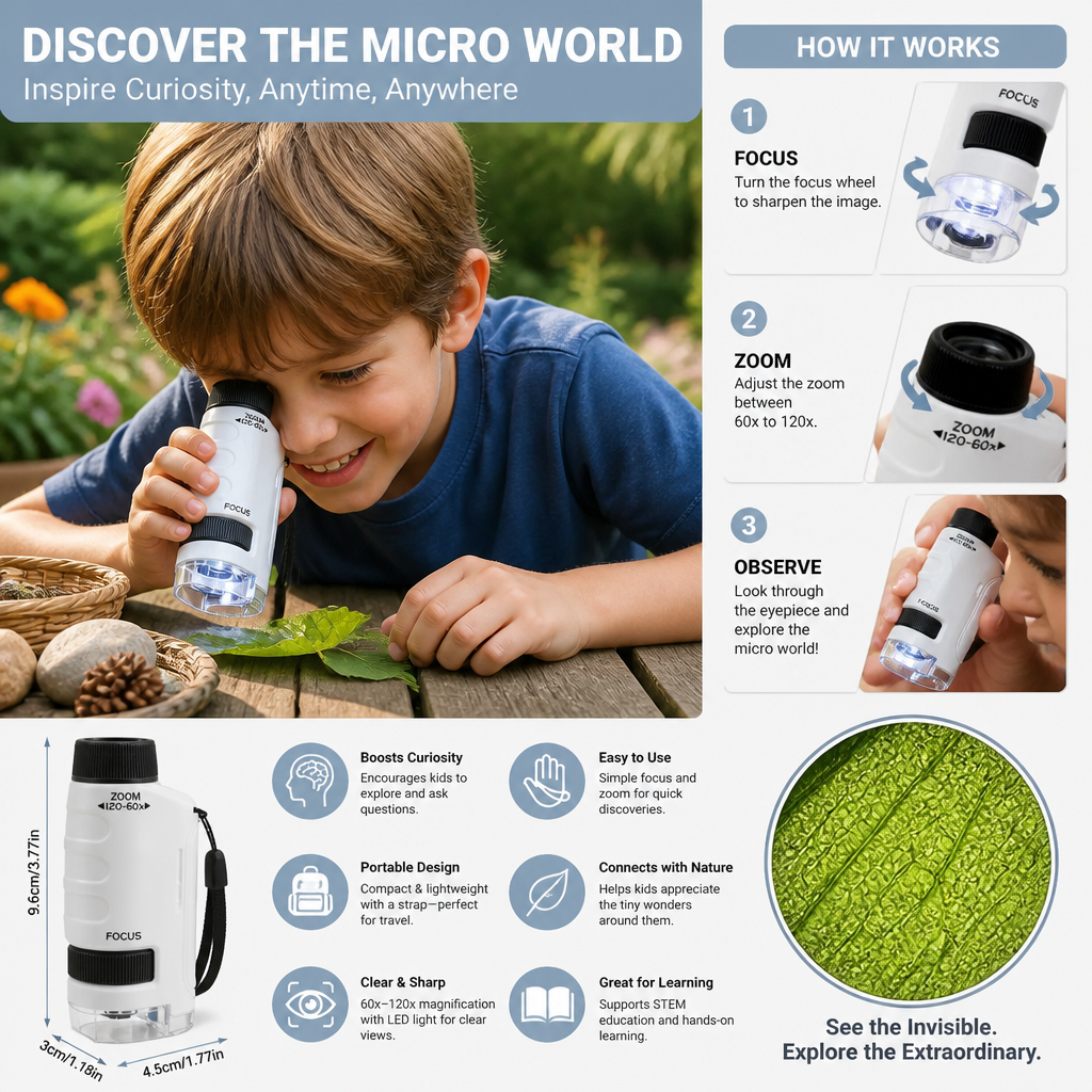 Mini Microscope for kids