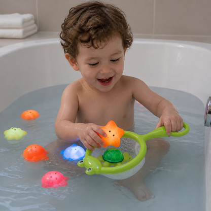 Glowing bath animals