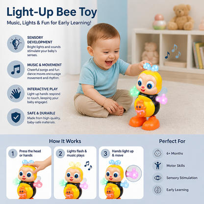 Dancing Musical Bee – Interactive Toy for Babies & Toddlers
