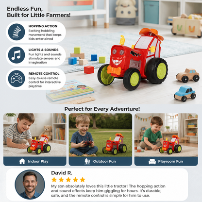 Hobbling Tractor Kids Toy
