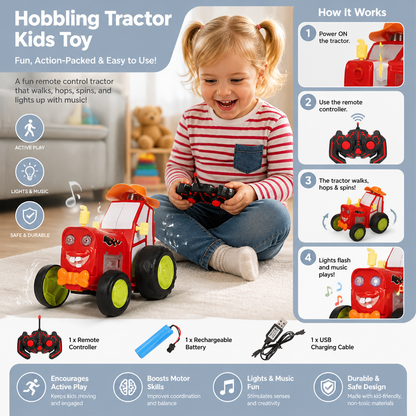 Hobbling Tractor Kids Toy