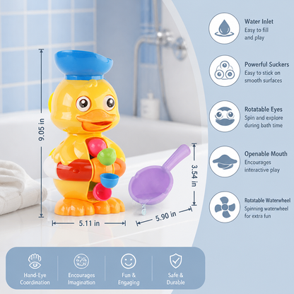 Water wheel Bath Duck Toy