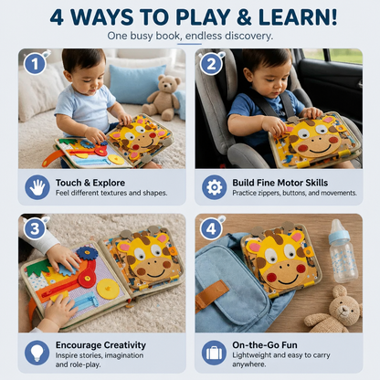 Montessori Sensory Giraffe Story Book