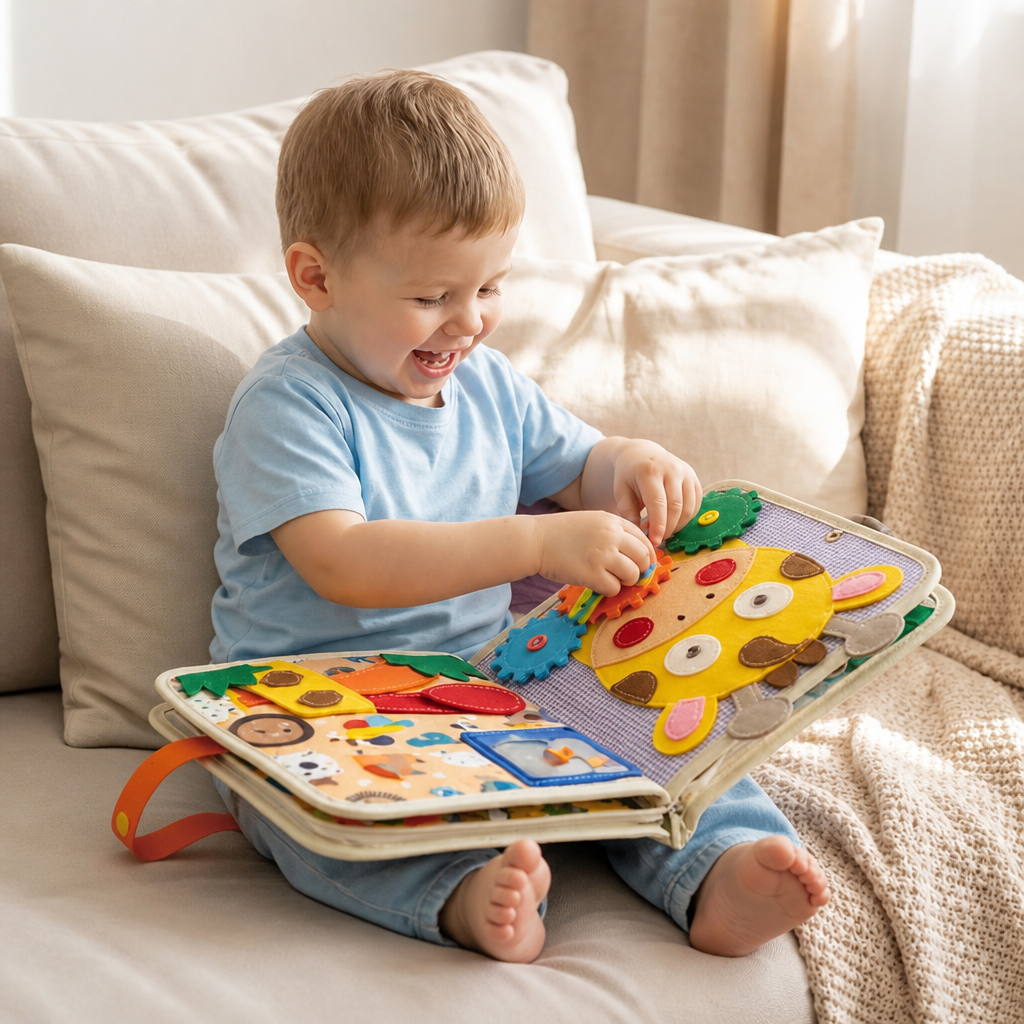 Montessori Sensory Giraffe Story Book