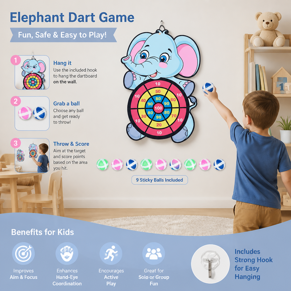 Cute Kids Dart Game