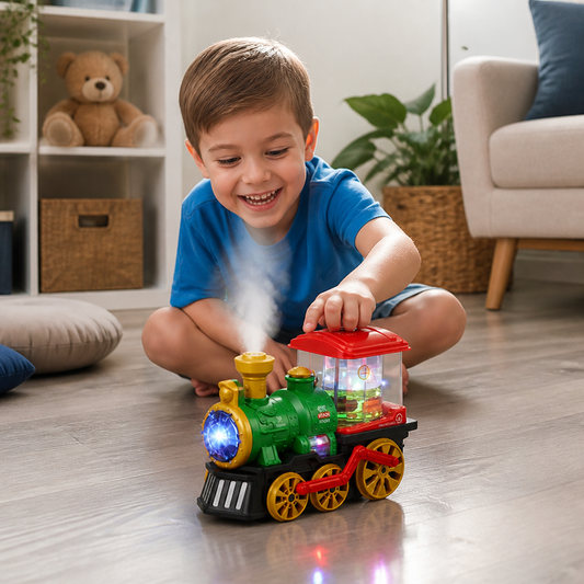 Smart Kids Steam Locomotive with Real Steam