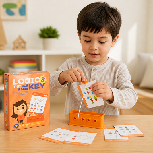 Logic key puzzle game for kids
