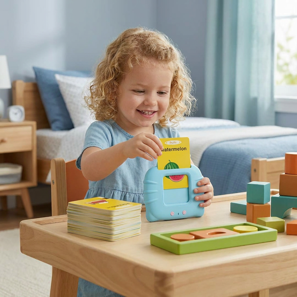 Talking English Flash Cards – Interactive Learning Game for Kids