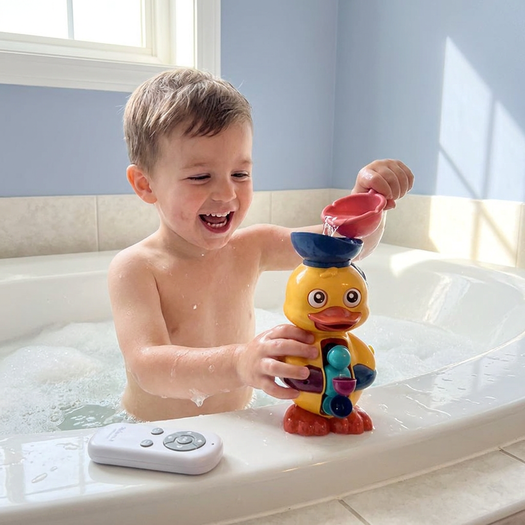 Water wheel Bath Duck Toy