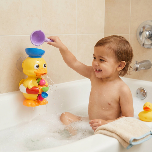 Water wheel Bath Duck Toy