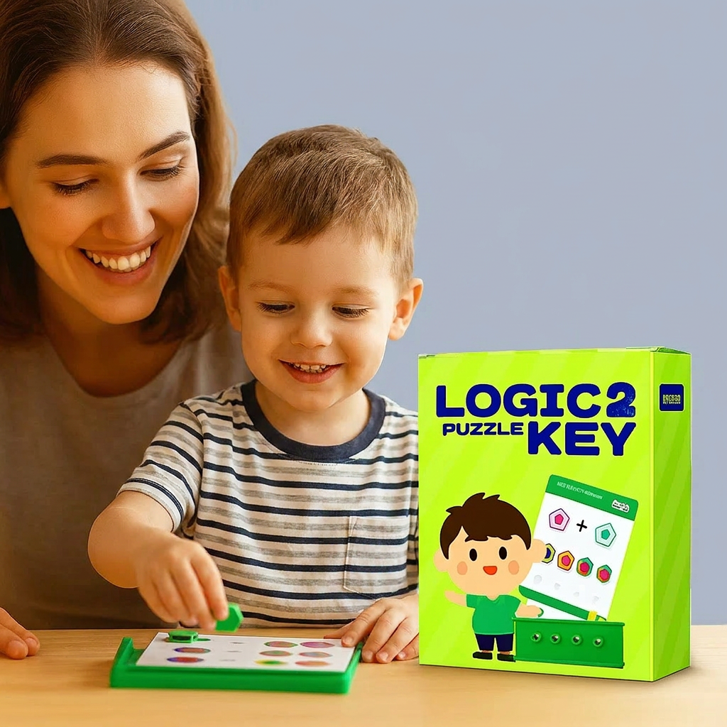 Logic key puzzle game for kids