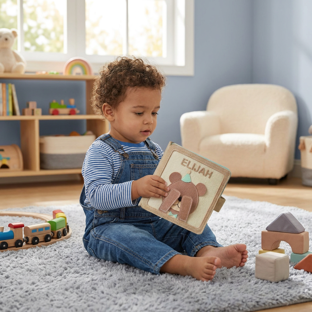 Kids Felt Book Personalized