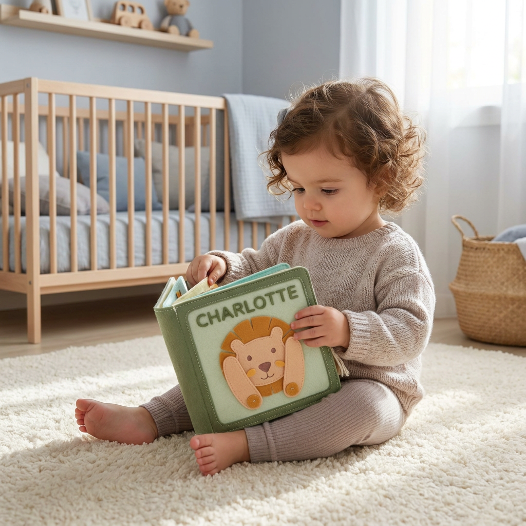 Kids Felt Book Personalized