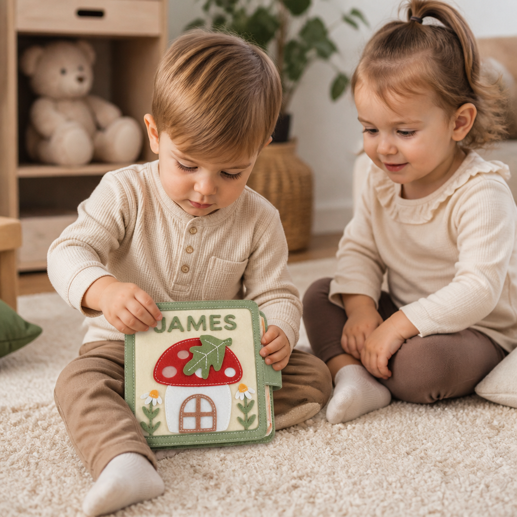 Kids Felt Book Personalized