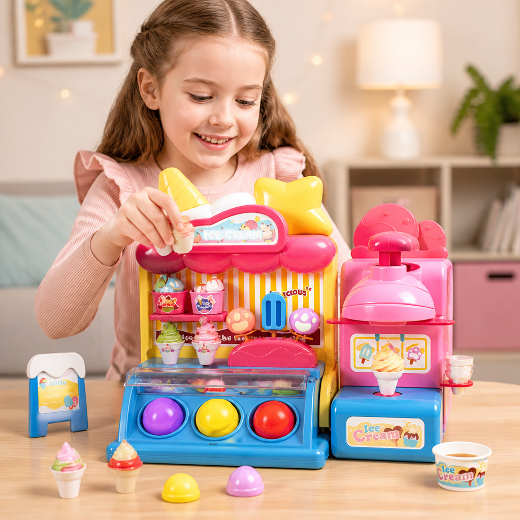 DIY Ice Cream Clay Maker Playset