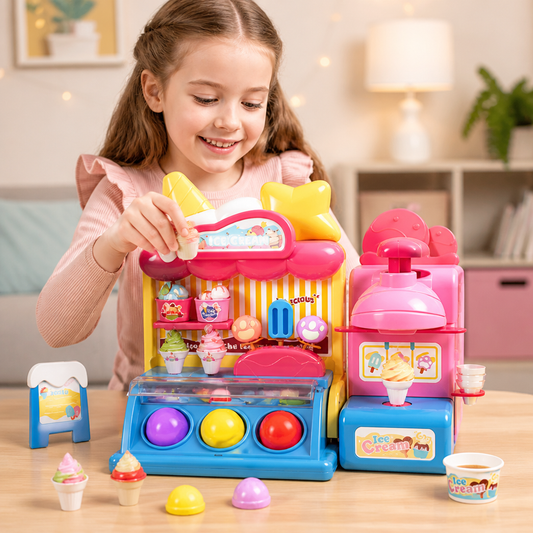 DIY Ice Cream Clay Maker Playset