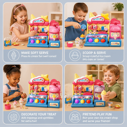 DIY Ice Cream Clay Maker Playset
