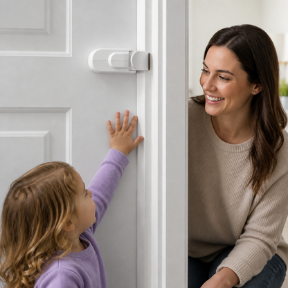 No-Drill Child Safety Door Lock