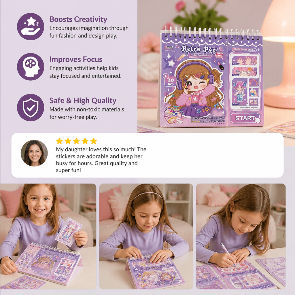 Princess Dress-Up Sticker Activity Book