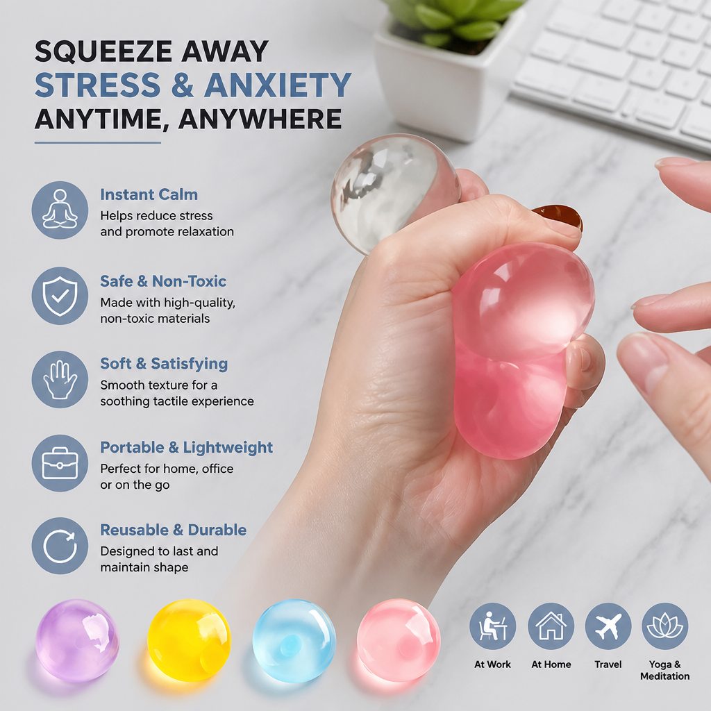 Coconut Oil Stress Relief Squishy Ball
