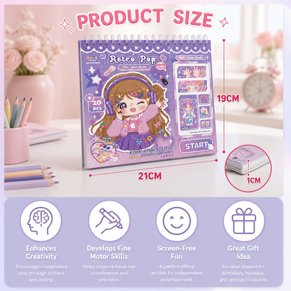 Princess Dress-Up Sticker Activity Book