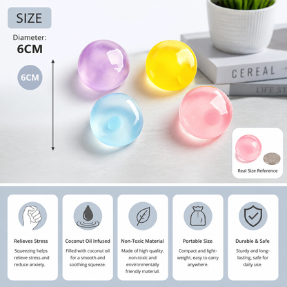 Coconut Oil Stress Relief Squishy Ball