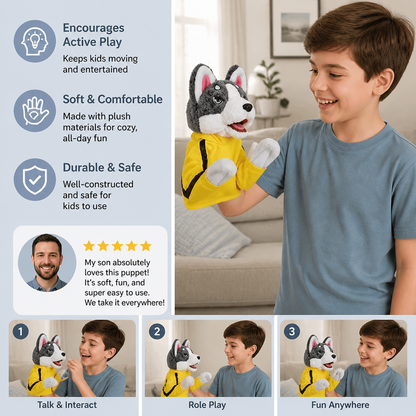 Boxing Husky Funny Kids Toy
