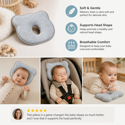 Memory Foam Baby Comfort Support Pillow