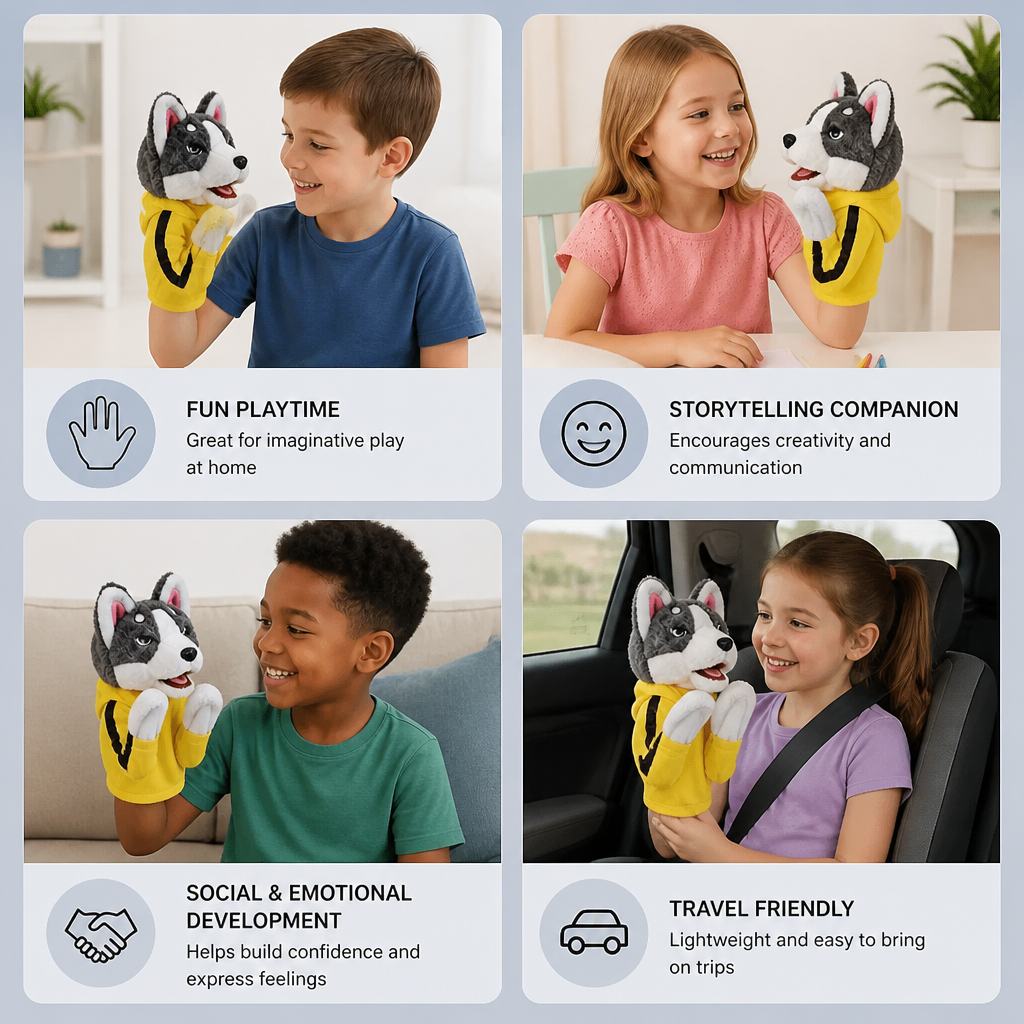 Boxing Husky Funny Kids Toy
