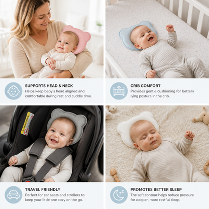 Memory Foam Baby Comfort Support Pillow