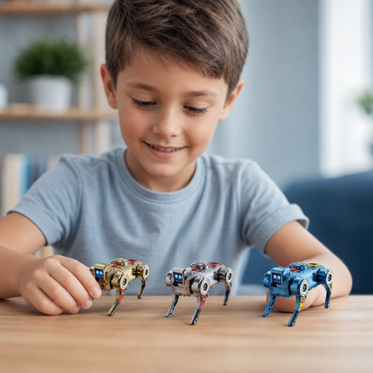 3-in-1 Mechanical Robot Dog Fidget Spinner Toy