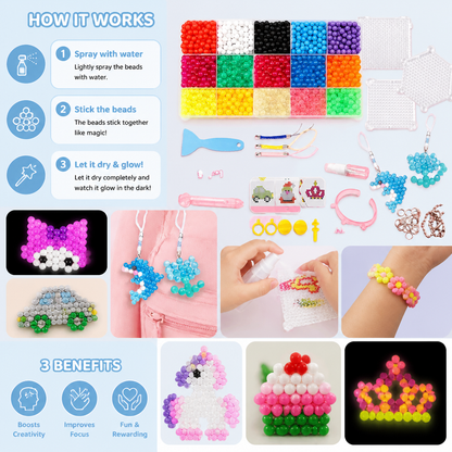 DIY Glow-in-the-Dark Water Bead Craft Kit