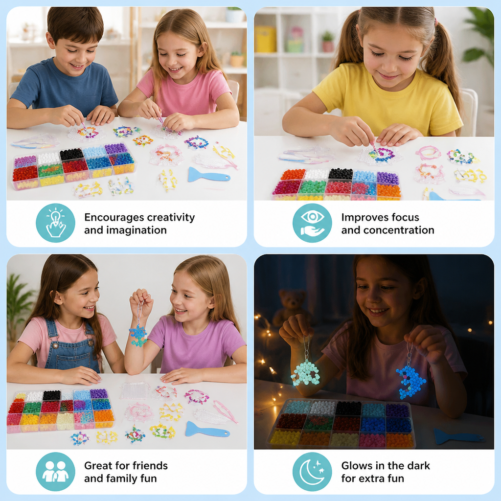 DIY Glow-in-the-Dark Water Bead Craft Kit