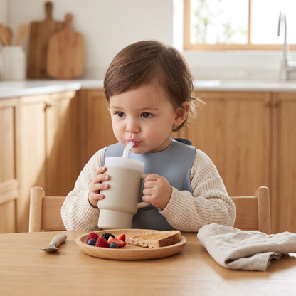 Leakproof Silicone Toddler Straw Cup