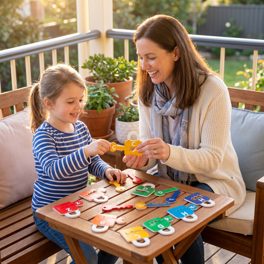 Letters and Maths Locks and Keys Educational Game